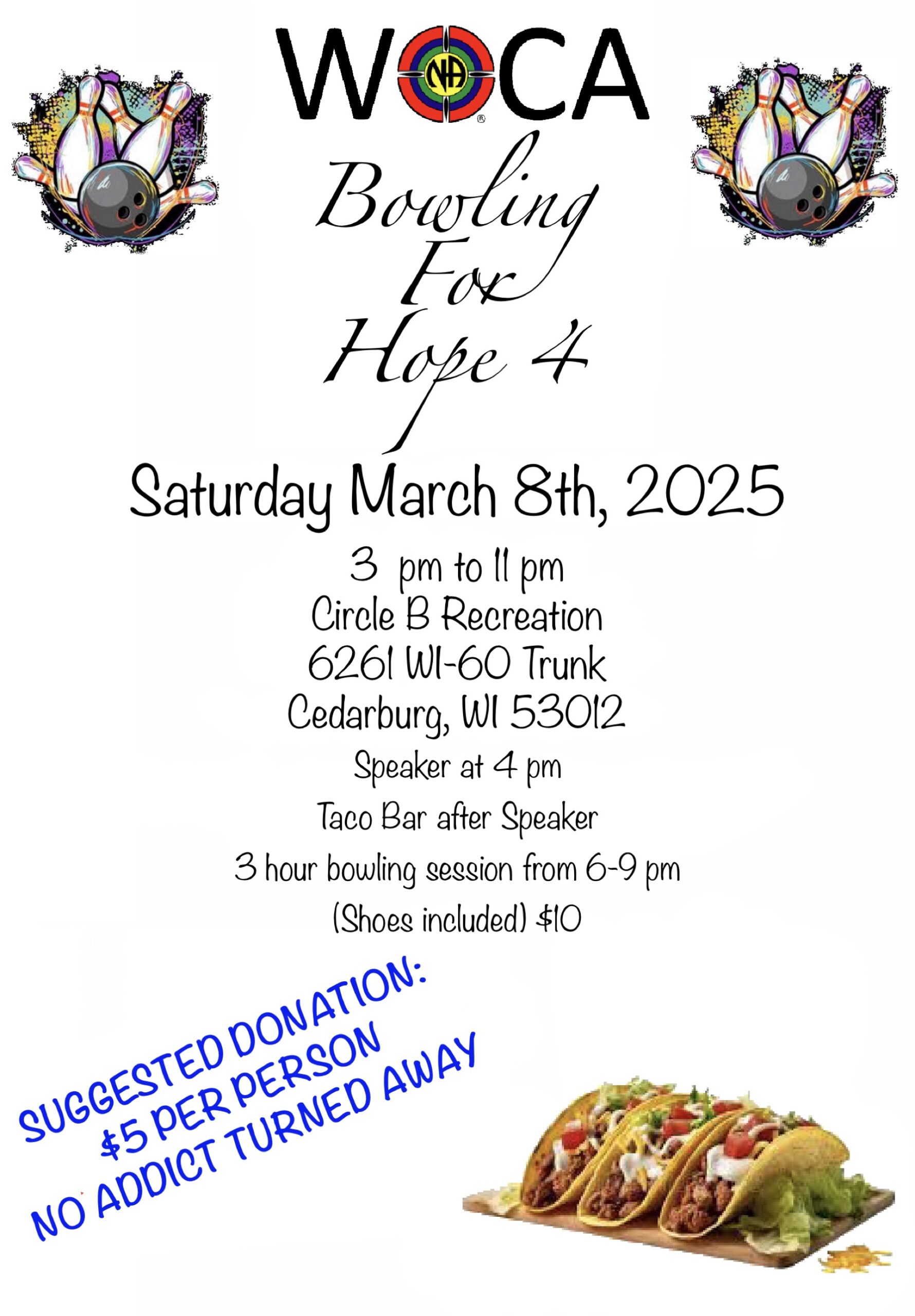 March 2025 Bowling for Hope