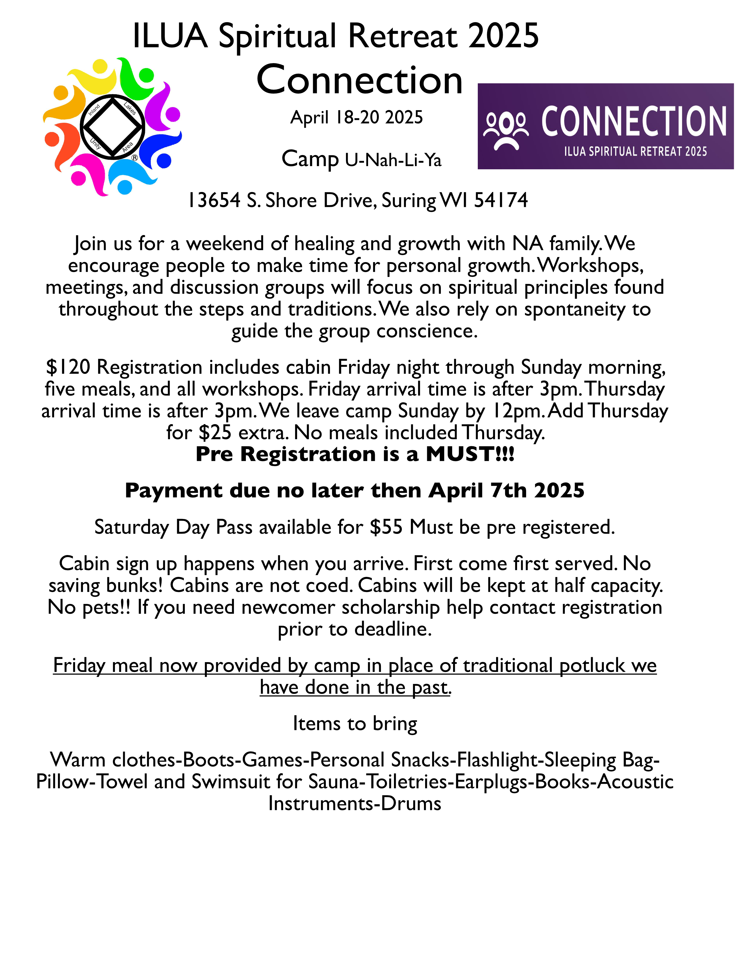 Spiritual Retreat Registration 2025 PG1